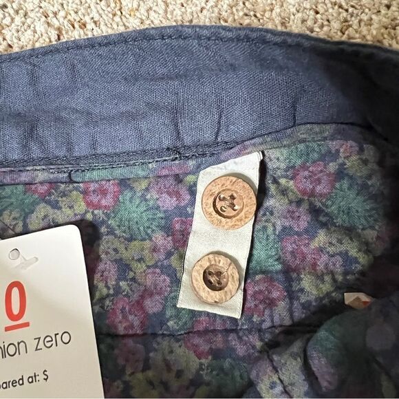 Tailor Vintage Women’s Blue Chino Casual Shorts Size 14 - Picture 7 of 7